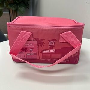 Trader Joe’s mini insulated tote Pink